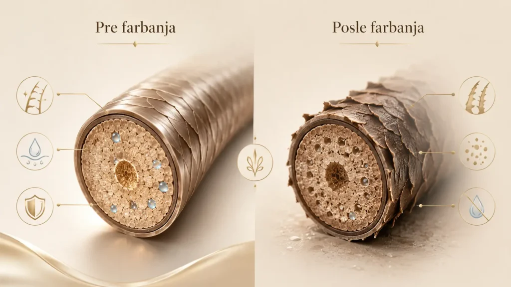Da li farbanje ostecuje kosu slika 2